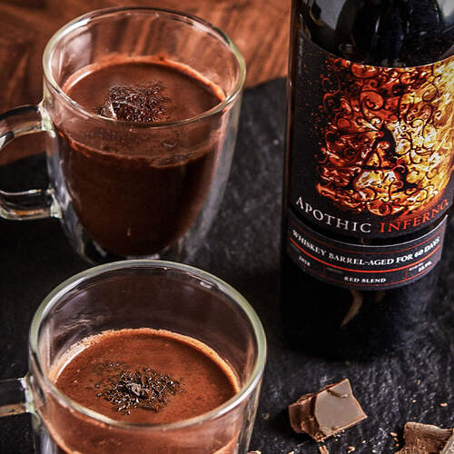Apothic Inferno Salted Hot Chocolate Cocktail
