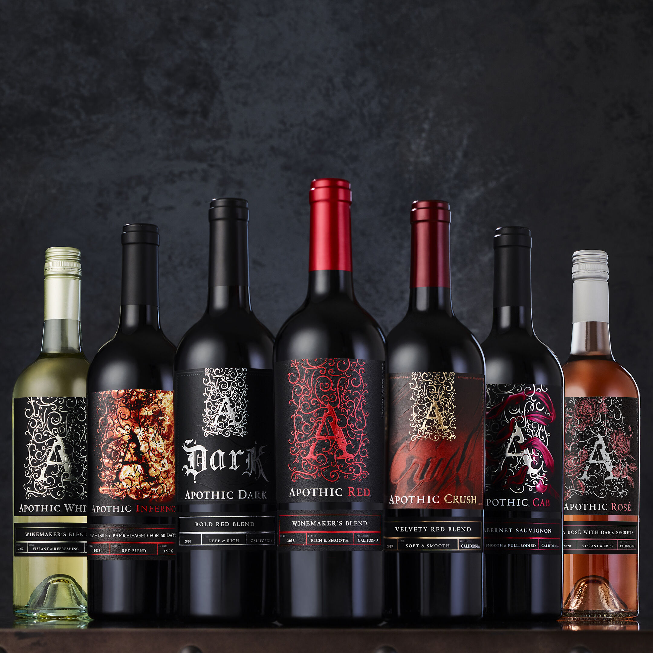 Shop Red Wine, White Wine & Rosé | Apothic Wine