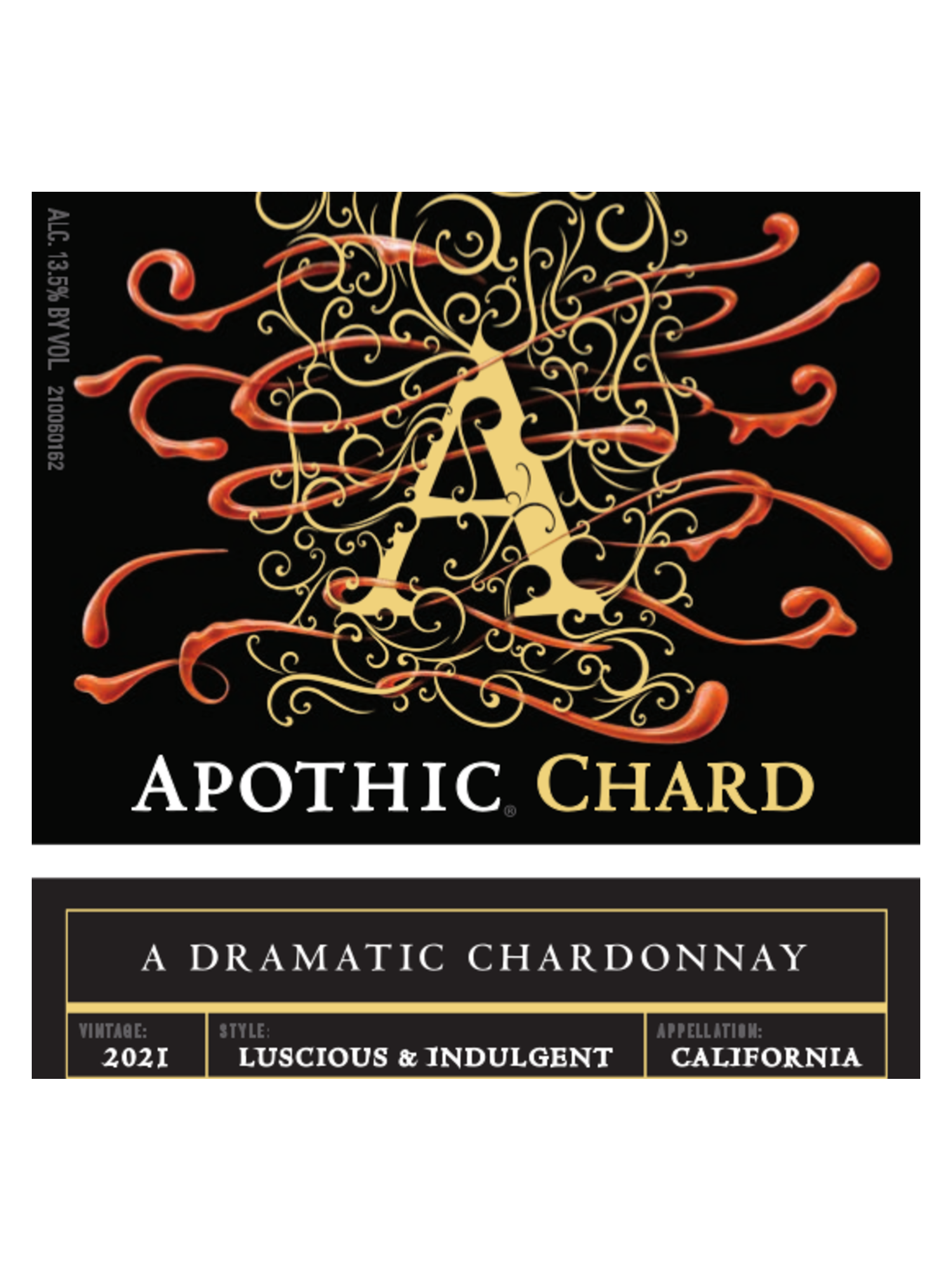 Buy Apothic Chardonnay V21 750ML Wine Online Apothic