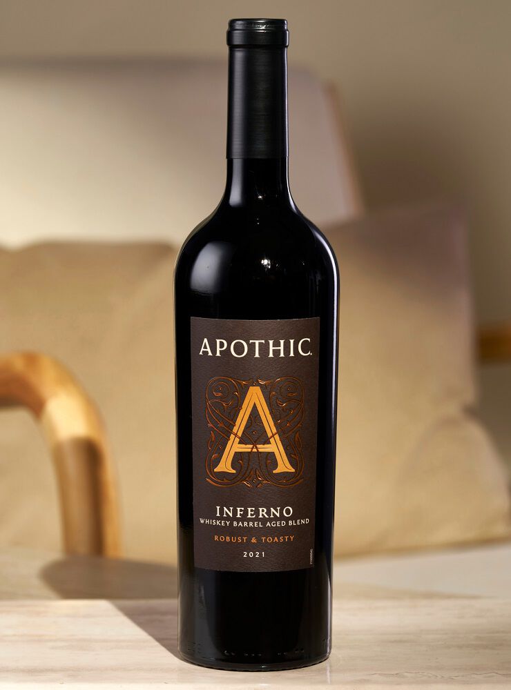 Apothic Inferno Red Wine Blend Bottle Image