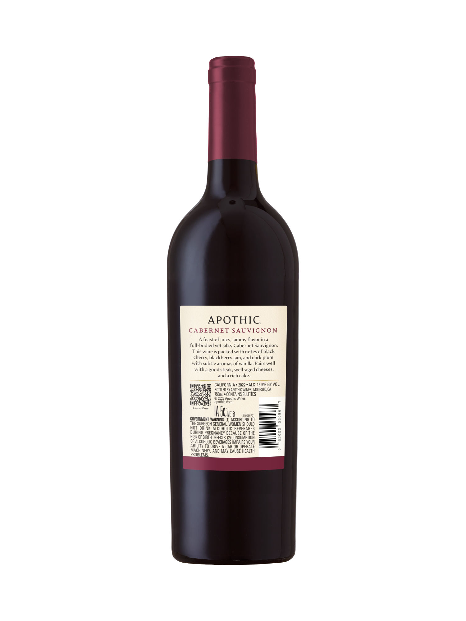 Apothic Cabernet Sauvignon image number 2